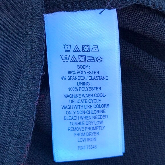 NWOT Nicole Miller Black  Halter Dress Size Medium - Picture 9 of 15